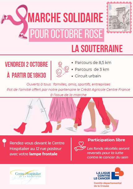 Affiche octobre rose